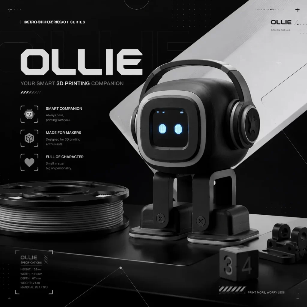 Ollie AI Companion Robot – Voice Chat, Animated Expressions & Custom Personality