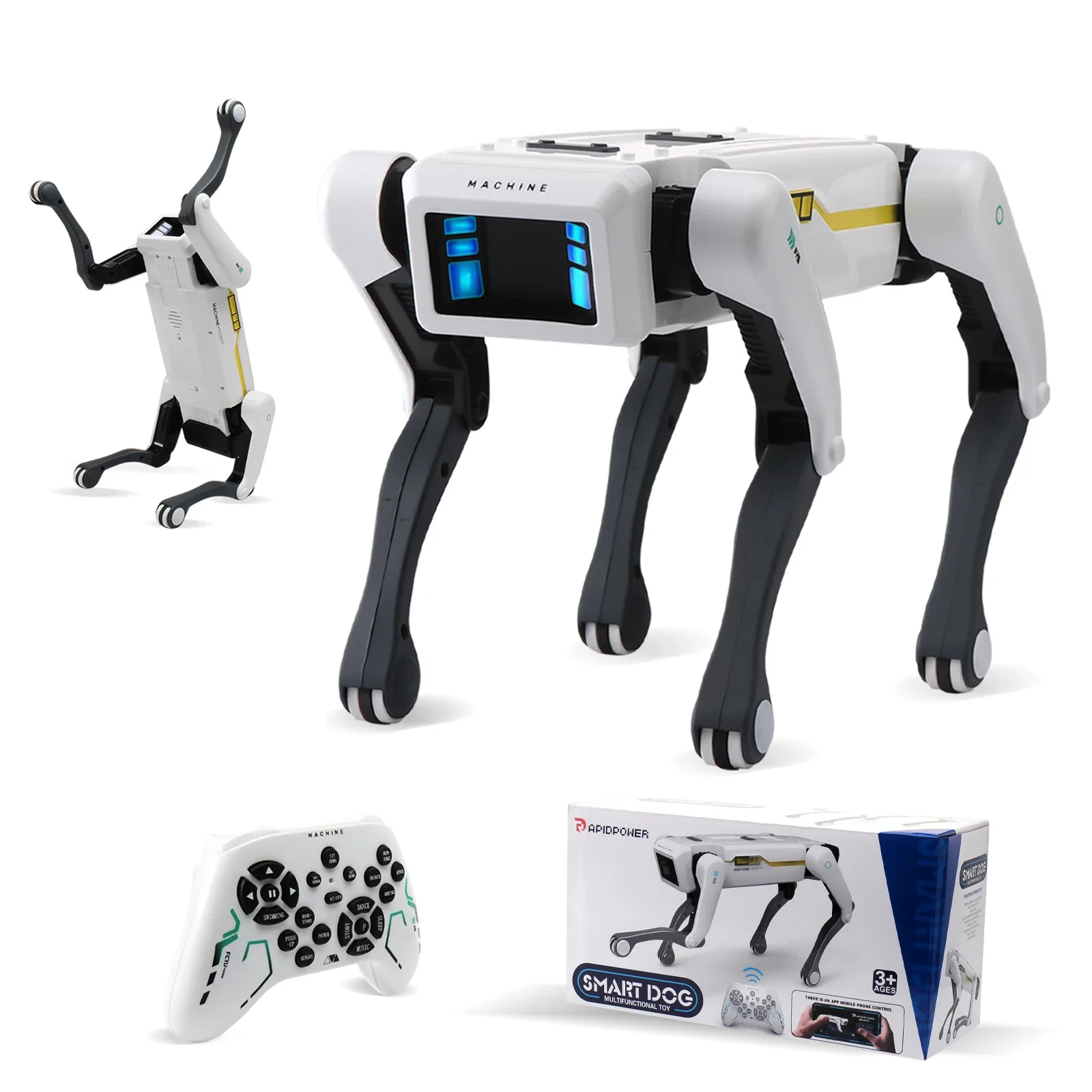 Mechanical Robot Dog with Turret – Programmable Moves, 50 m Remote Range – image 7