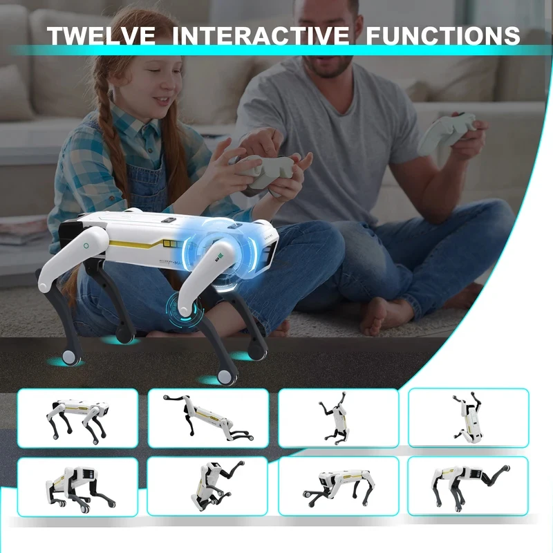 Mechanical Robot Dog with Turret – Programmable Moves, 50 m Remote Range – image 4