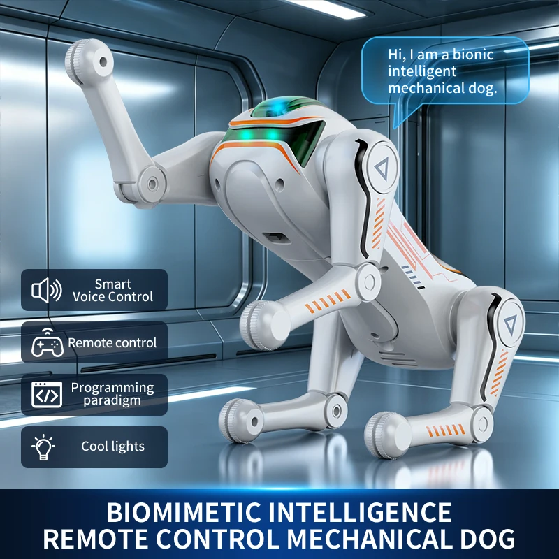 8858E "Zero" Bionic Robot Dog – Wake-Word Voice Control, Stunts & Lights – image 3