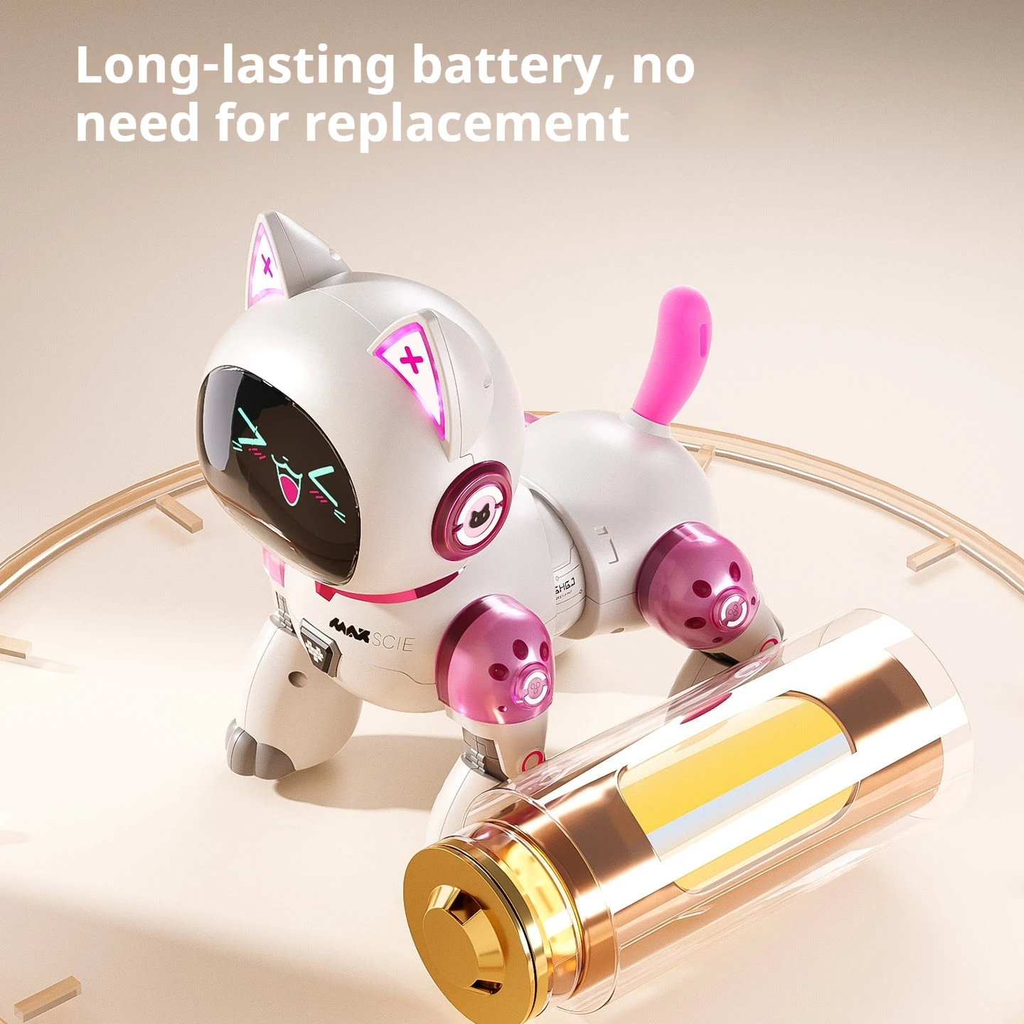 BG021 Dancing Robot Cat – Expressions, Remote Control, Lights & Sound – image 5
