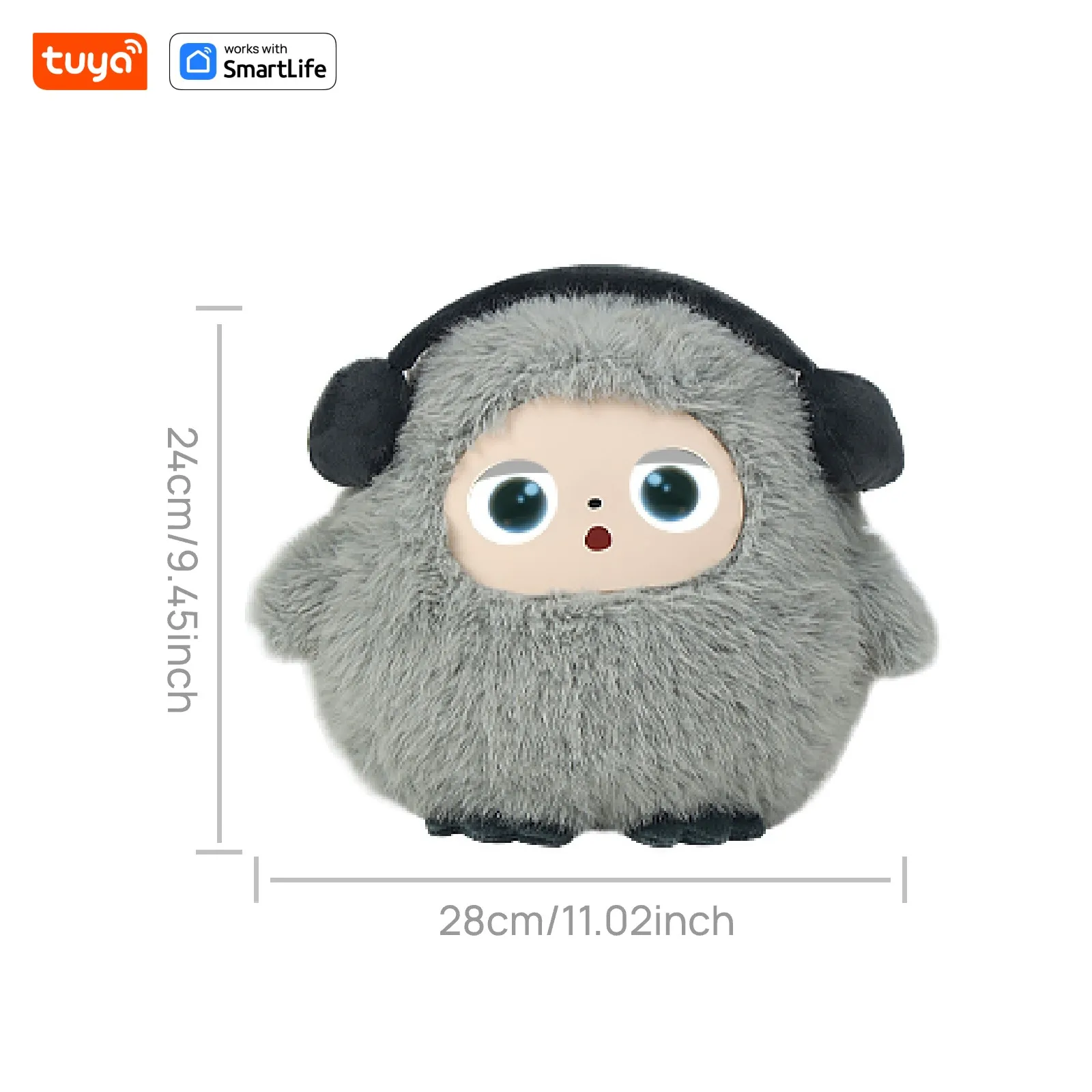 AI Plush Robot Companion – LED Eyes, Dual Dialogue Modes, Tuya App – image 9