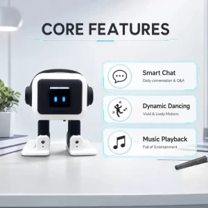EMO Desktop Robot – Voice Chat, Dancing & Music Player