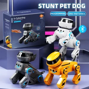 NEUSNEY BG1544 Robot Dog – Bluetooth Speaker, Stunts & Programming