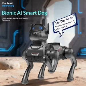 Xiaole CyberPet AI Smart Dog – Voice Chat, Bionic Moves, Sing & Dance