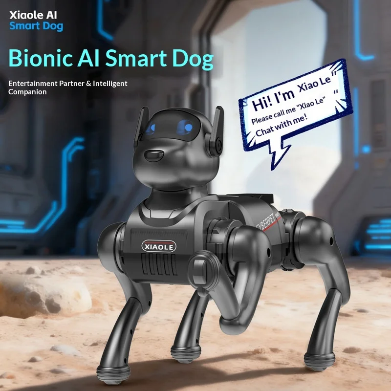 Xiaole CyberPet AI Smart Dog – Voice Chat, Bionic Moves, Sing & Dance