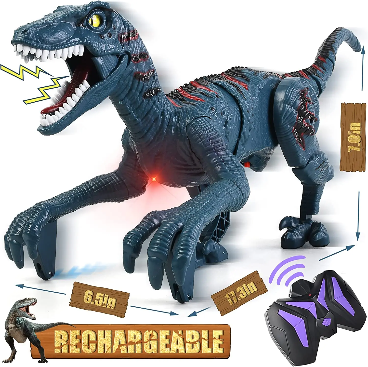 CONUSEA RC Dinosaur – Rechargeable Remote Control Toy – image 7
