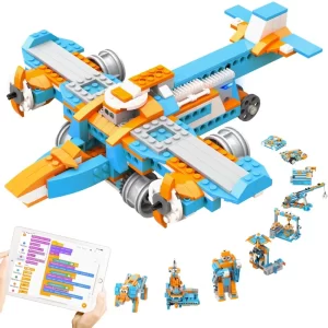 Apitor Robot S – 10-in-1 Coding Robot Kit, 389 Pieces, Ages 6–12