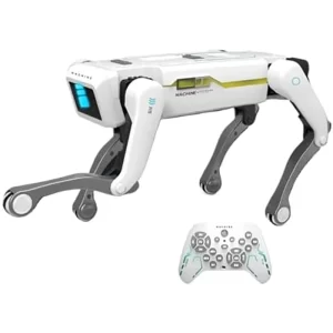 Mechanical Robot Dog with Turret – Programmable Moves, 50 m Remote Range