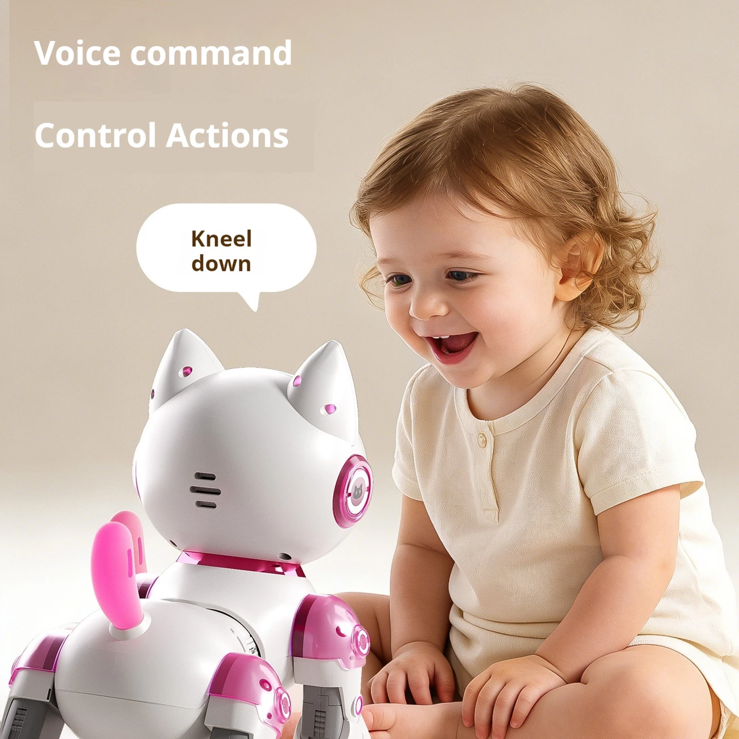 BG021 Dancing Robot Cat – Expressions, Remote Control, Lights & Sound – image 4