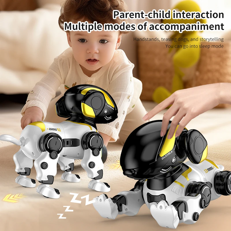 Hywiwine HY1SR Voice-Control Robot Puppy – Walks, Dances, LED Eyes, 50 m Range – image 2