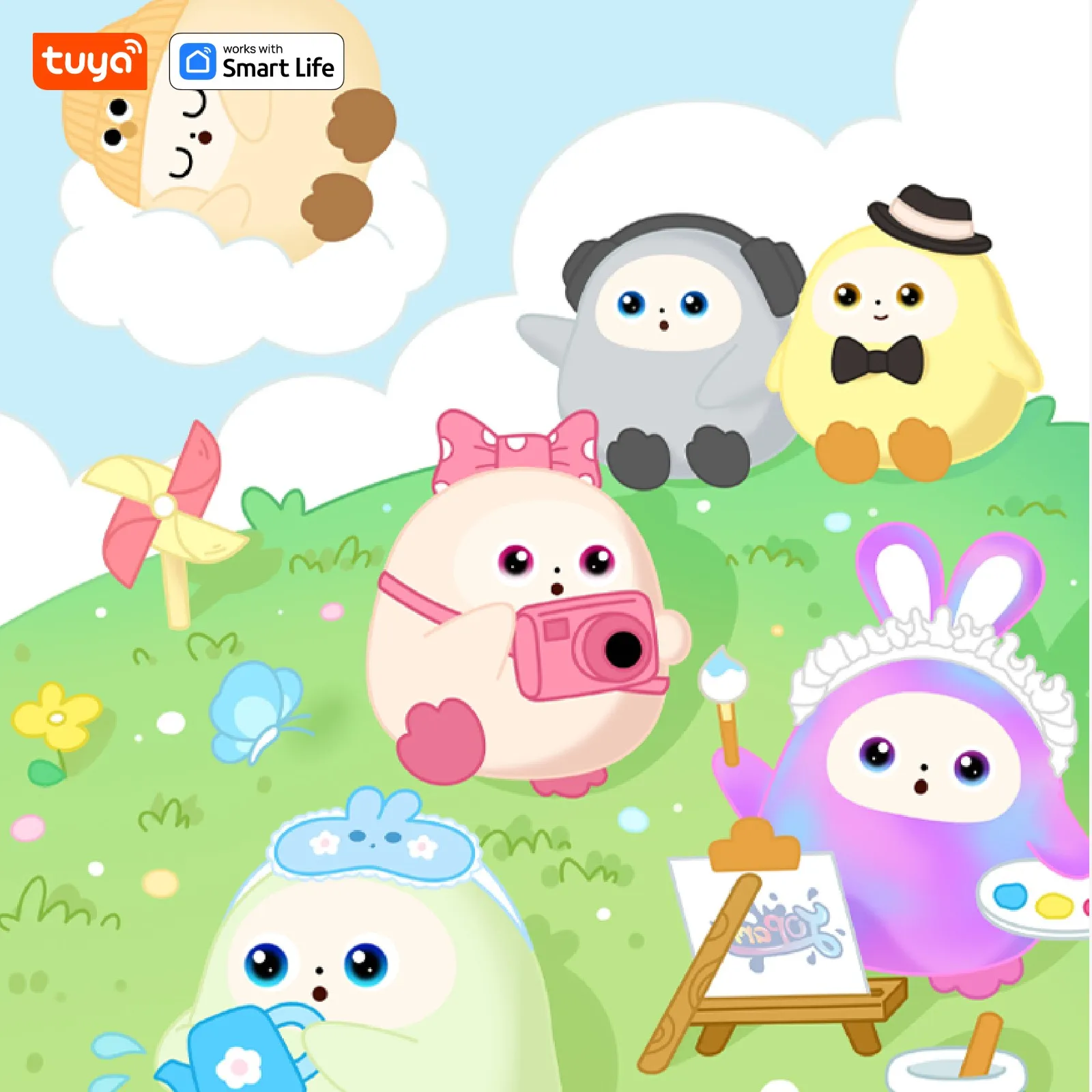 Yoyo AI Plush Robot – LED Eyes & Voice Control Companion – image 5