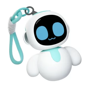 Energize Lab Eiliko Aquamarine – Wearable AI Charm with Animated LED Face