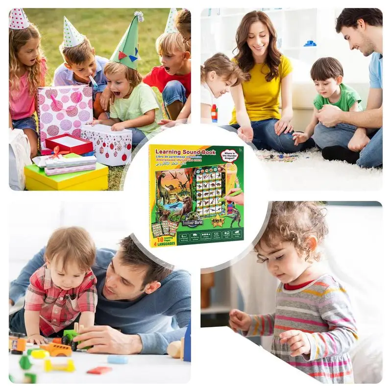 Toddler Sound Book – 10 Themes, Erasable Pages, Talking Pages – image 4