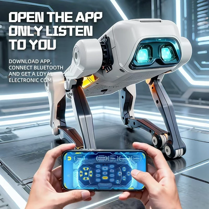 JJRC Robot Dog – Voice, App & Remote Control, 20+ Actions, 30m – image 4
