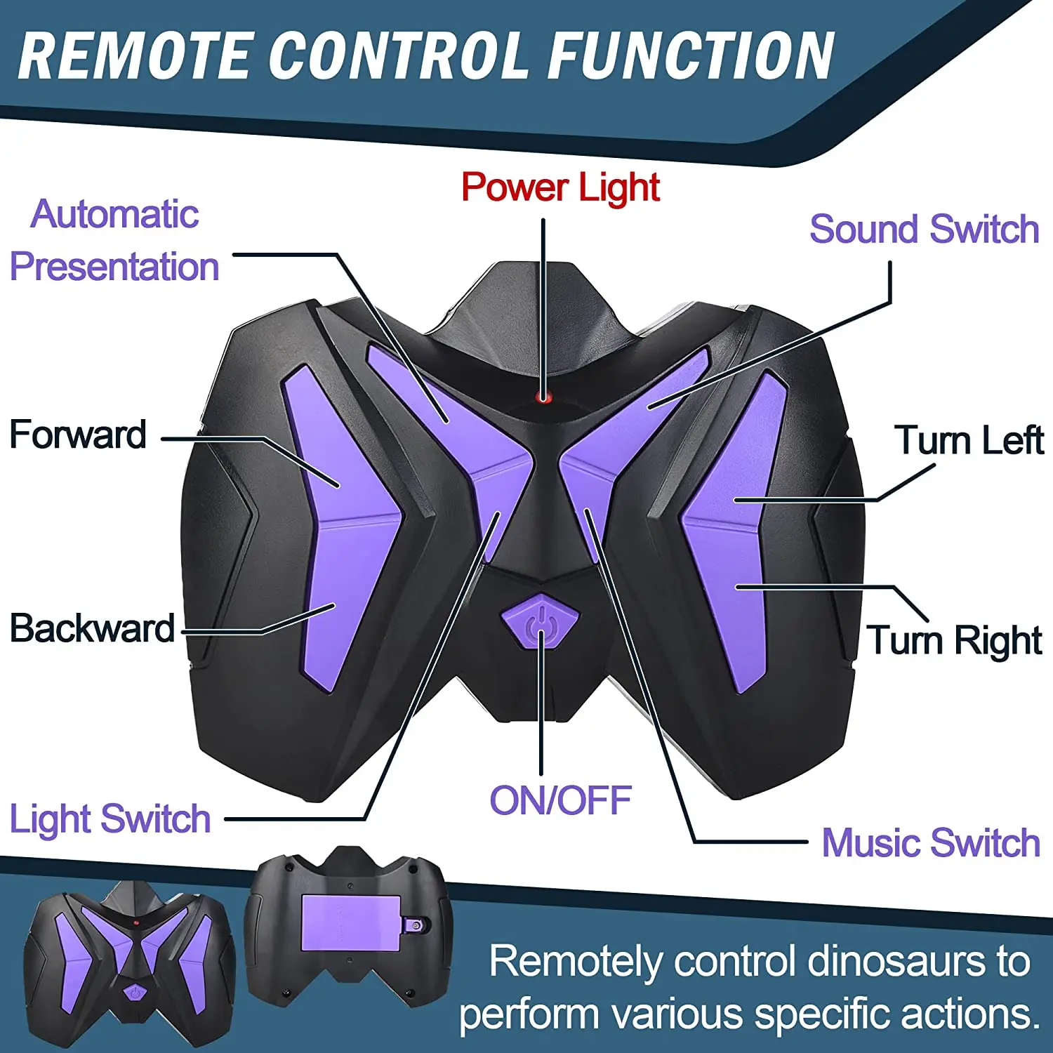 CONUSEA RC Dinosaur – Rechargeable Remote Control Toy – image 3