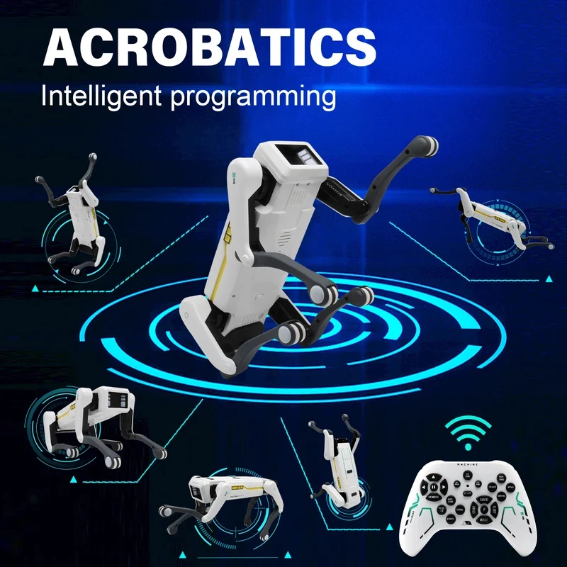 Mechanical Robot Dog with Turret – Programmable Moves, 50 m Remote Range – image 3