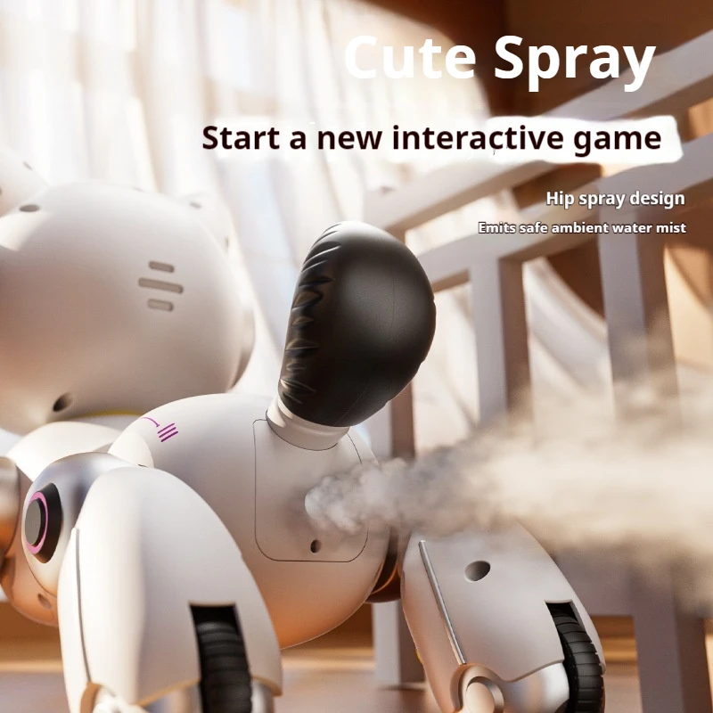 4DRC Y14 AI Robot Cat – Voice Control, Gesture Obstacle Avoidance, Mist Spray – image 2