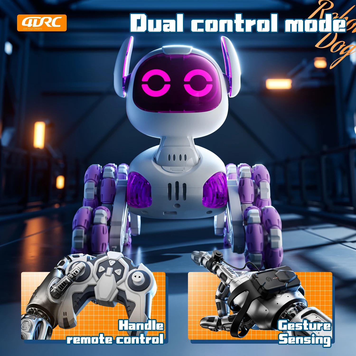 4D-Y9 8WD Robot Dog Stunt Car – 2.4GHz, 40min Runtime, Complete Kit – image 4