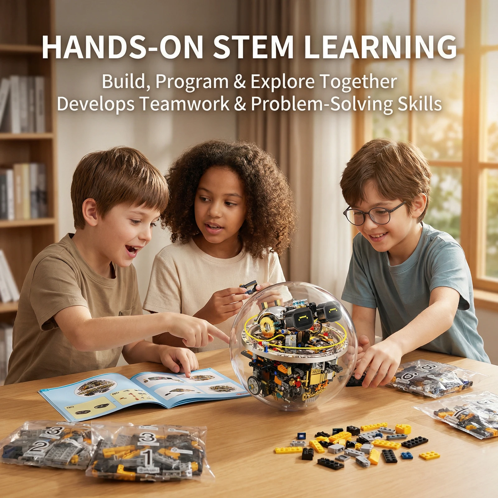 Leleopodo Spherical Robot Kit – Build, Code & Remote Control Ball – image 2