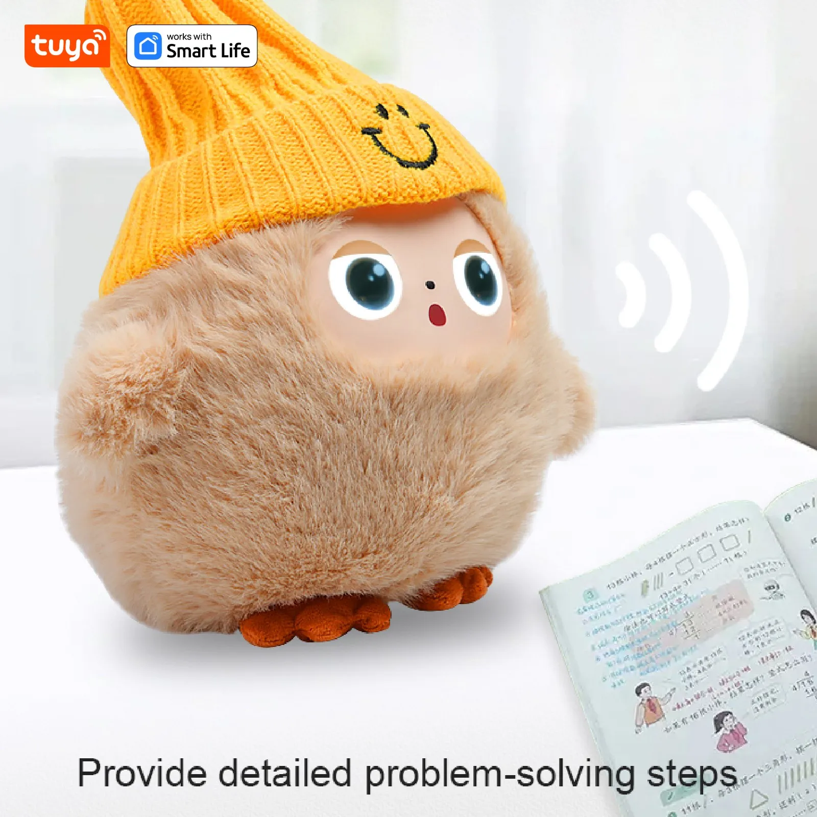 Tuya AI Plush Robot – Smart Voice, LED Eyes & Video Playback – image 7