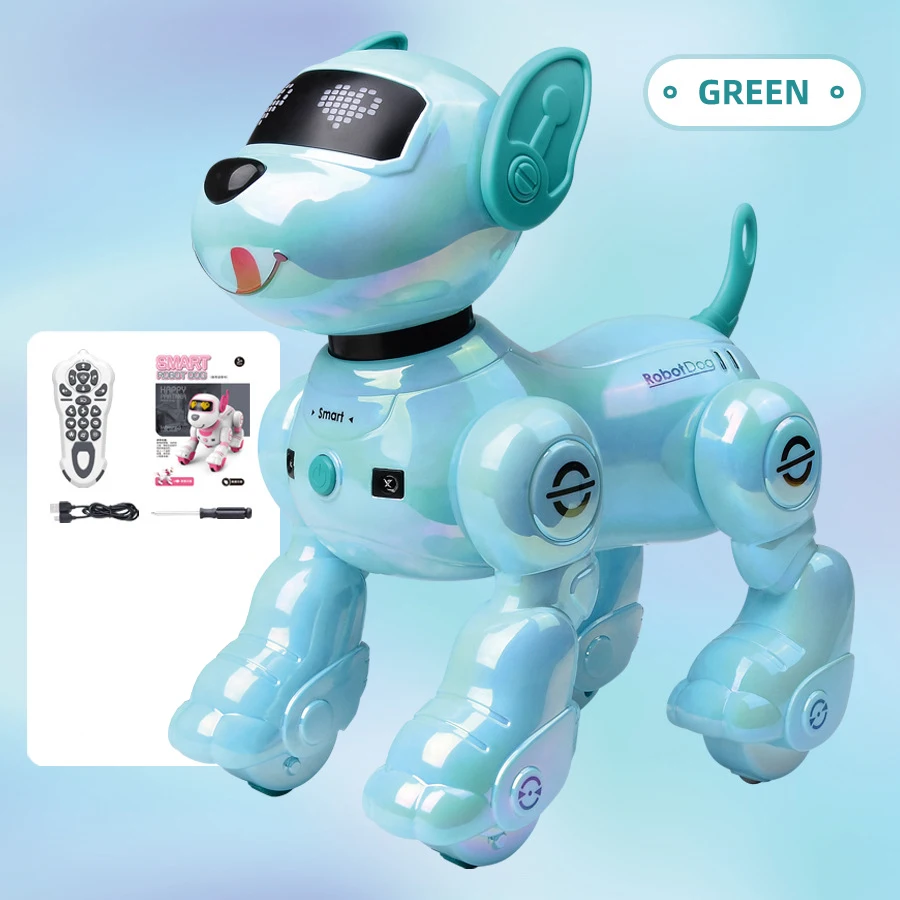 Kmoist Chrome Edition Stunt Robot Dog – UV-Plated Finish, Voice & Follow Mode – image 10