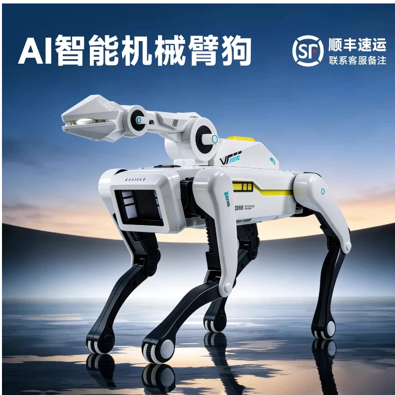MACHINE Robot Dog with Mechanical Arm – Gripper, Voice Control, Screen Face – image 2