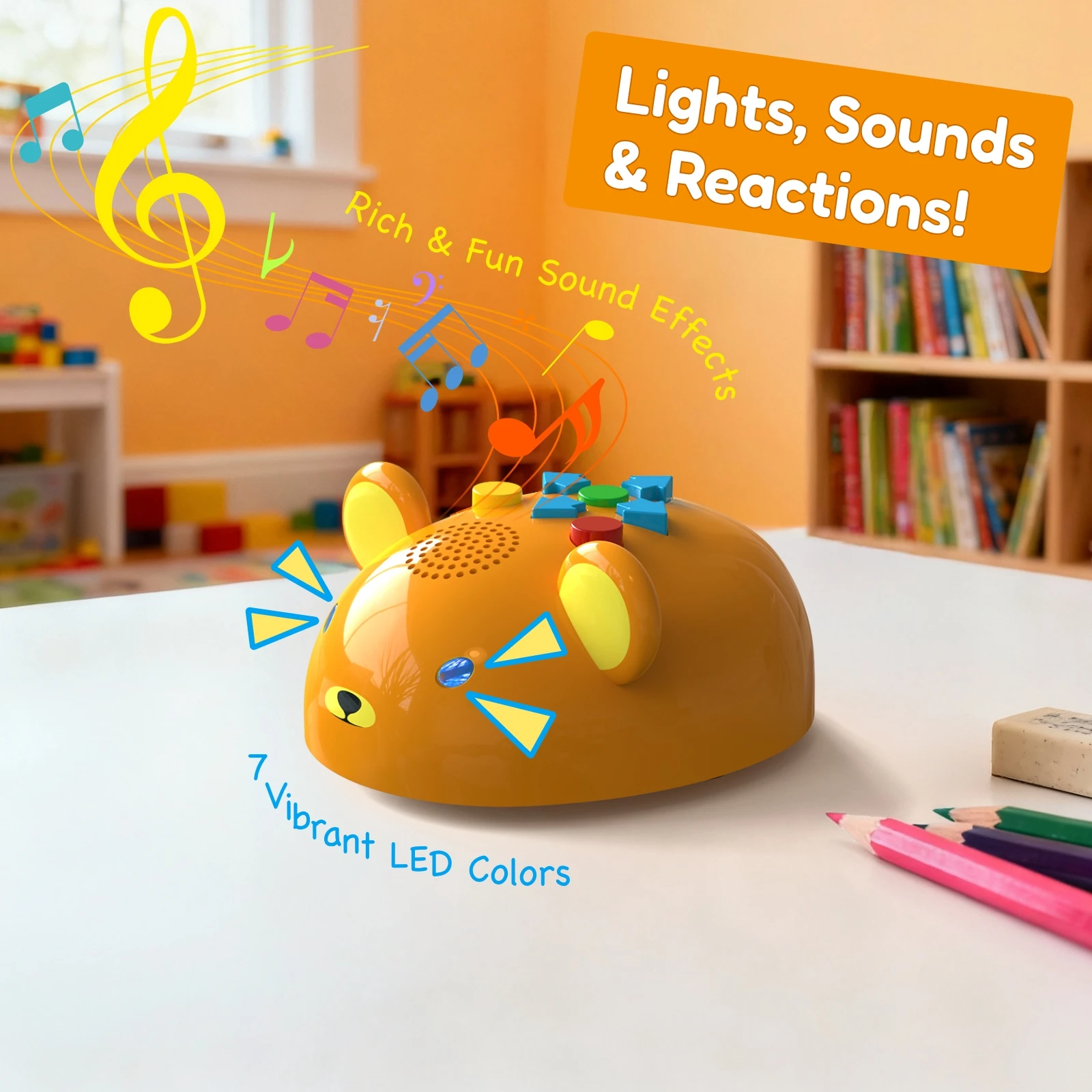 Apitor Coding Robot Bear – Screen-Free STEM Toy, Ages 3–6 – image 3