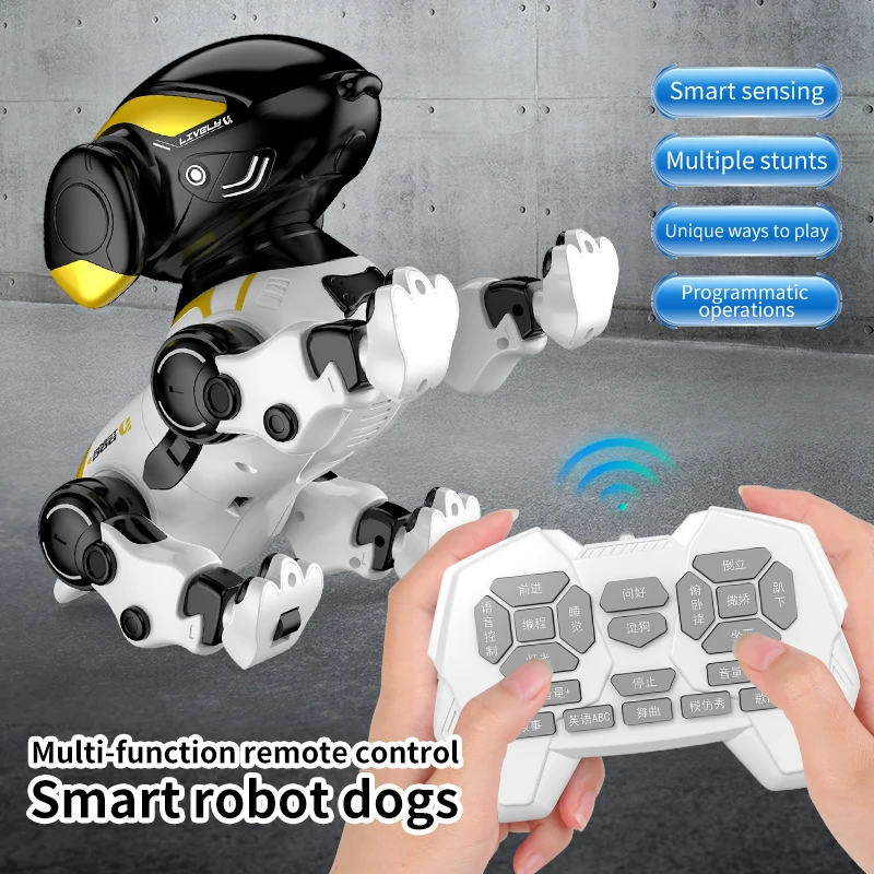Hywiwine HY1SR Voice-Control Robot Puppy – Walks, Dances, LED Eyes, 50 m Range – image 3