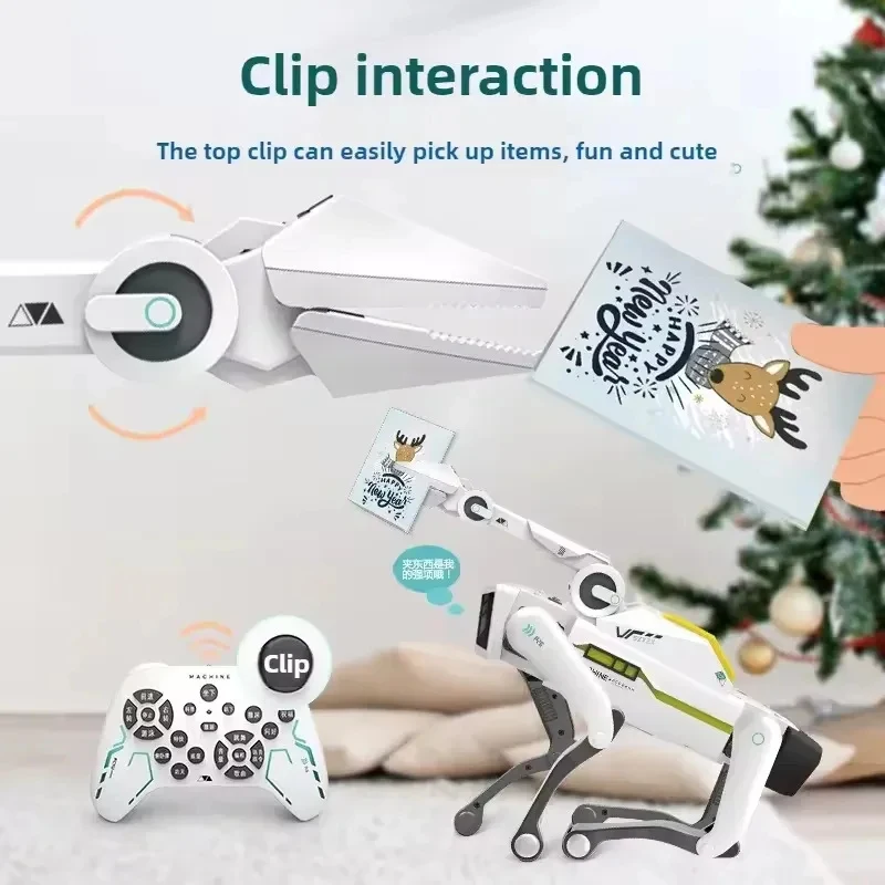 Teeggi Robot Dog with Clip – App Voice Commands, Feeding Game, 20+ Actions – image 3