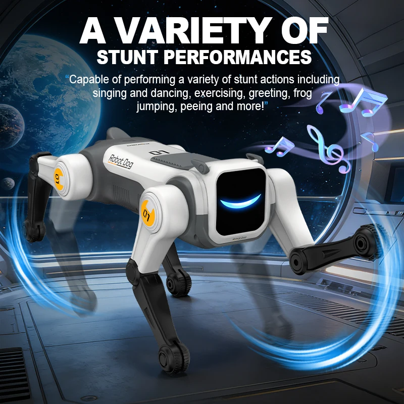 Voice-Command Robot Dog – 360° Stunts & Programmable Dance Modes – image 4