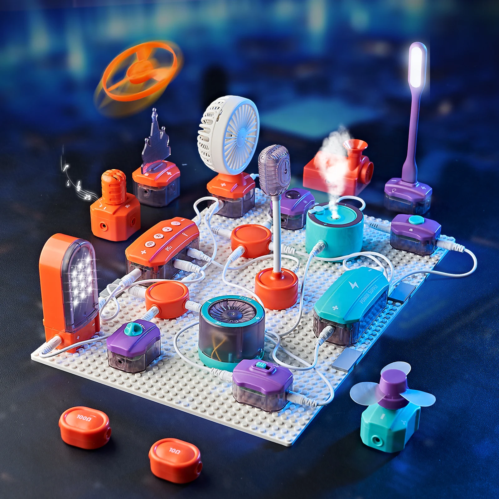 Science Circuit Kit – 53 Snap-Together Electronics Components – image 6