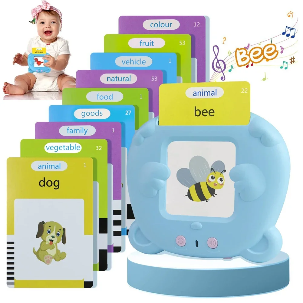 Cat Card Reader Learning Machine – 224 Sight Words, 112 Flash Cards – image 2