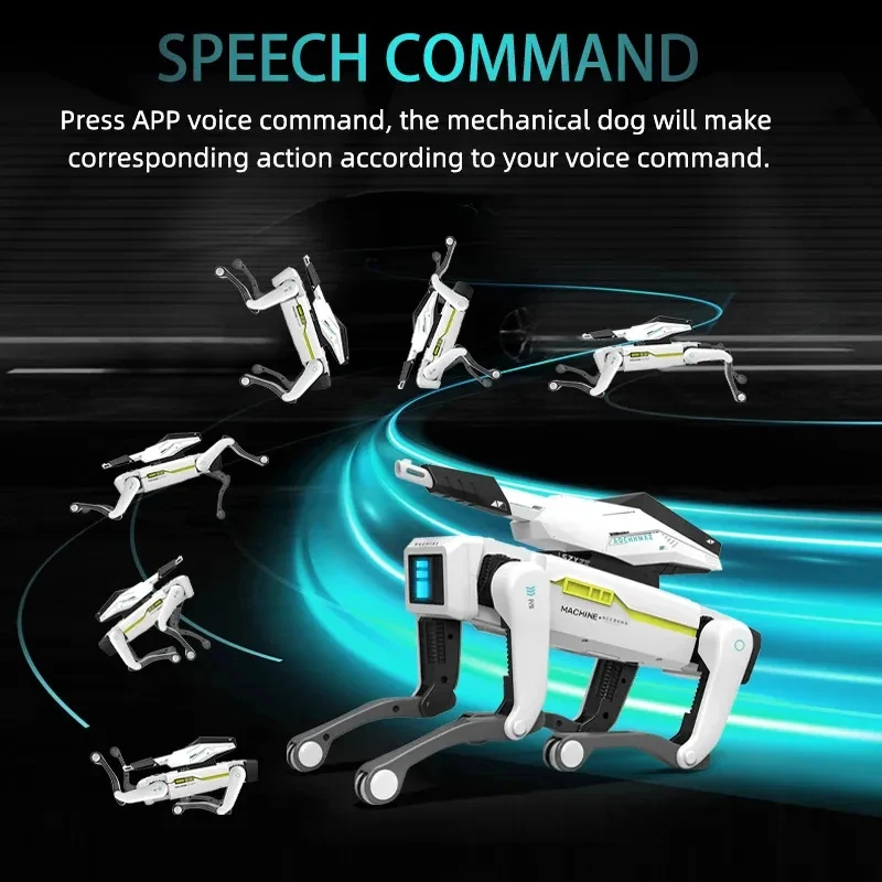 Teeggi Robot Dog with Clip – App Voice Commands, Feeding Game, 20+ Actions – image 6