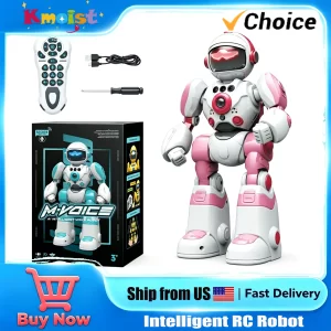 Kmoist Interactive Robot – Gesture Control & Voice Repeat, US Stock