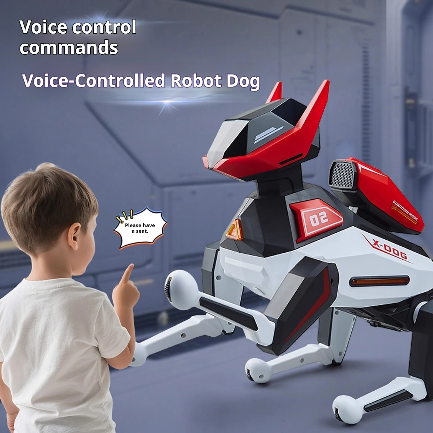 X-DOG Bionic AI Robot Dog – 2.4GHz Remote, LED Lights, Gift Box – image 5