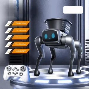 Bionic Robot Dog with Loading Basket – App & Remote Control, Programmable