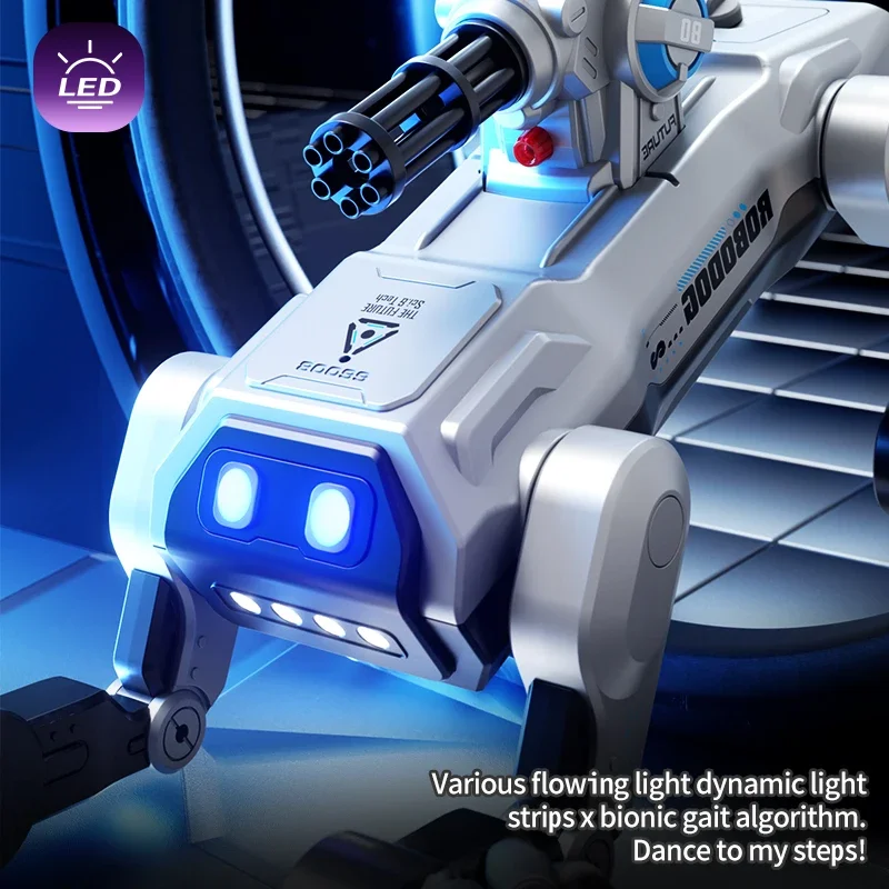 8WD Smart Robot Dog – Voice & Touch Control, Water Bead Turret, Mist Spray – image 4