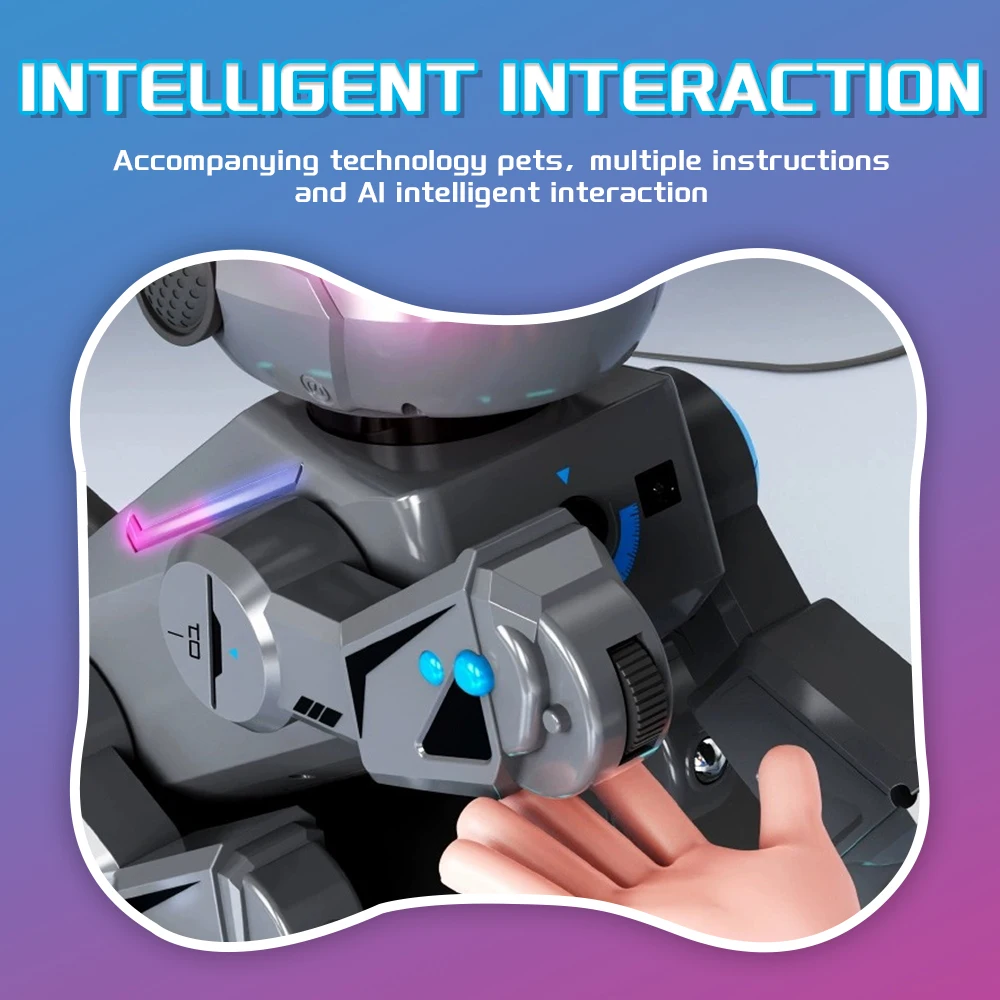 LED Robotic Dog – Bluetooth Music, Sliding Movement, Acrobatics & Light Show – image 4