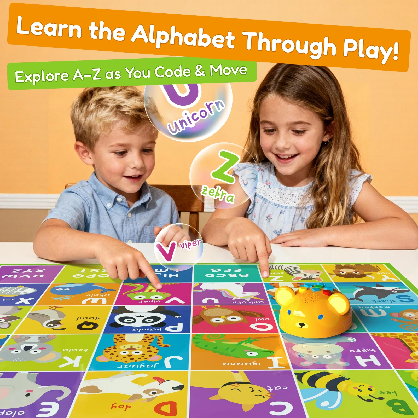 Apitor Coding Robot Bear – Screen-Free STEM Toy, Ages 3–6 – image 4