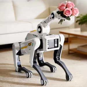 MACHINE Robot Dog with Mechanical Arm – Gripper, Voice Control, Screen Face