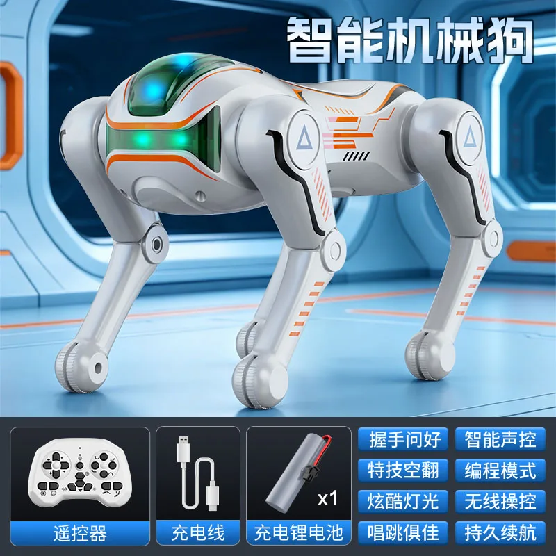 8858E "Zero" Bionic Robot Dog – Wake-Word Voice Control, Stunts & Lights – image 7