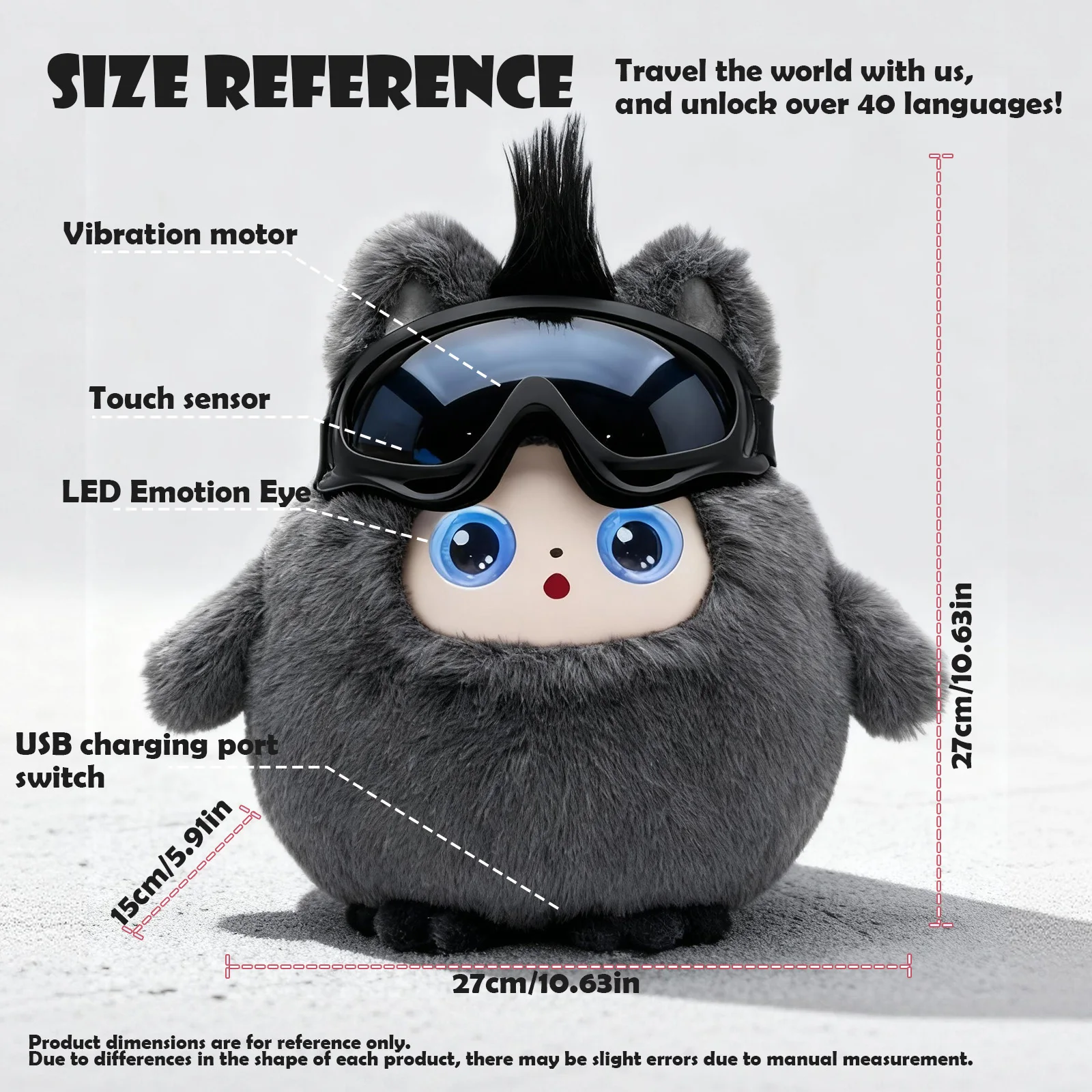 AI Interactive Plush Companion – 40+ Languages, Memory & Tactile Sensing – image 3