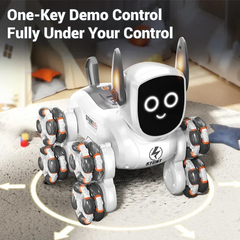 JJRC Q193 Stunt Mechanical Dog – Gesture Control, Swing-Arm Wheels, 360° Spins – image 3