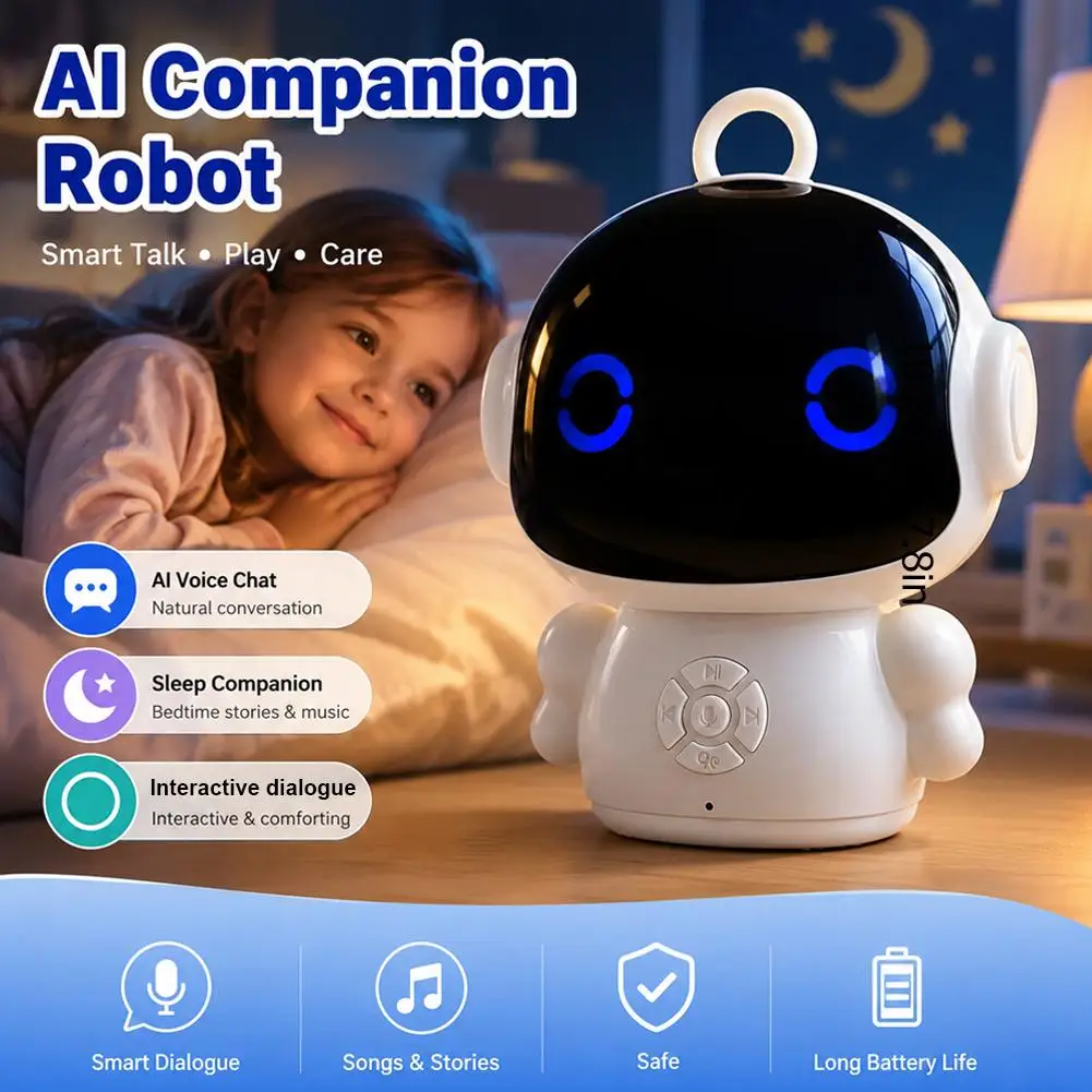 GRWIBEOU AI Companion Robot – Wi-Fi & Bluetooth Voice Chat, 19cm – image 2