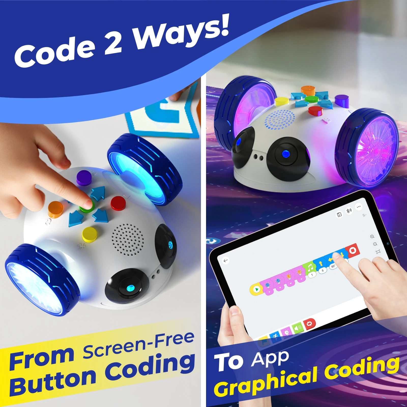 Apitor Robot Wheels – Screen-Free Coding with 48 Cards, Ages 3–6 – image 3