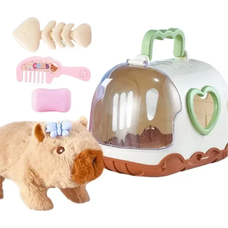 Electric Walking Capybara Plush – Motorised Soft Toy with Sound – image 5