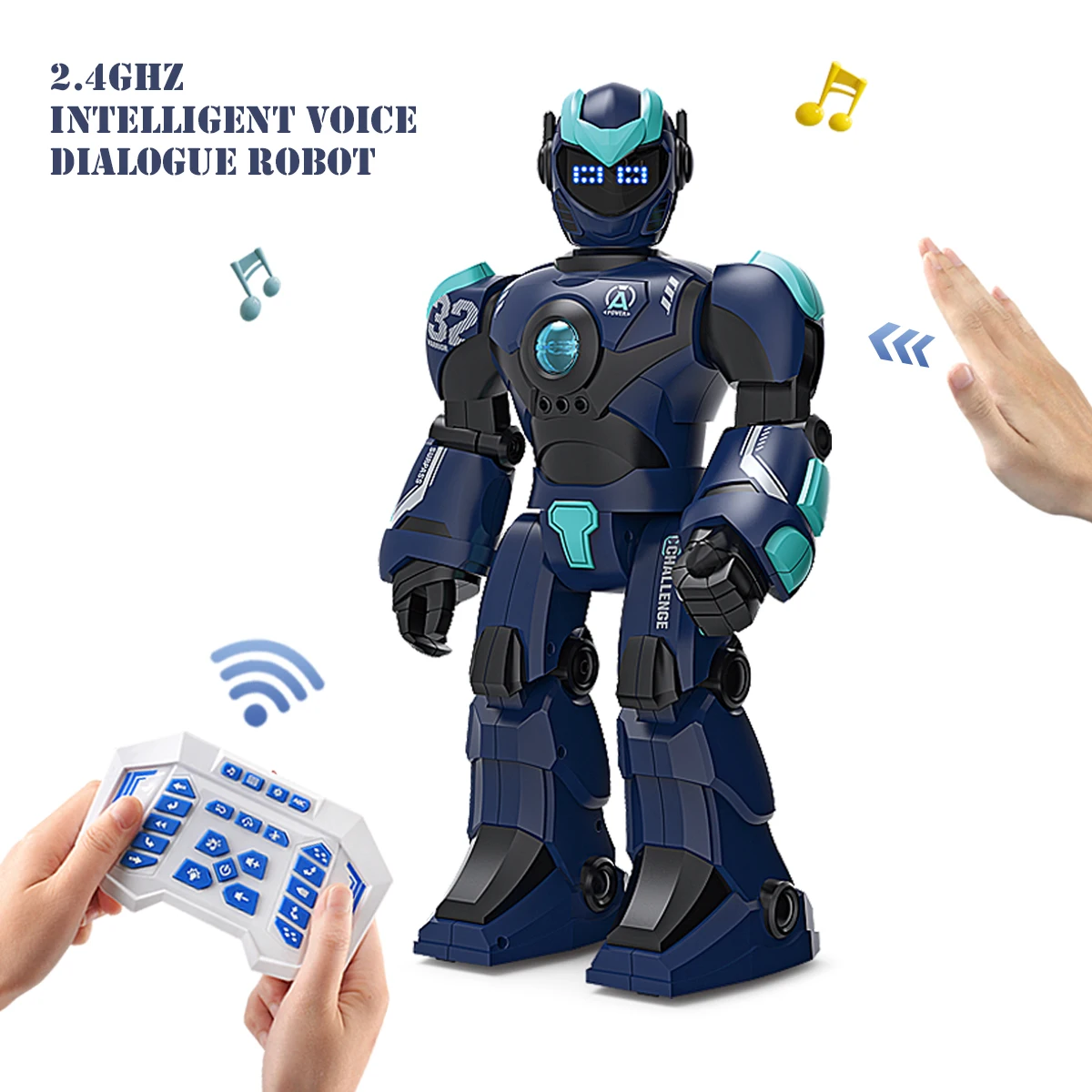 2.4GHz Programmable Gesture Robot – Dancing RC Robot, Batteries Included – image 8