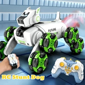 CONUSEA Spray Stunt Dog – 360° Drift, Mist Spray, Handle & Watch Remote
