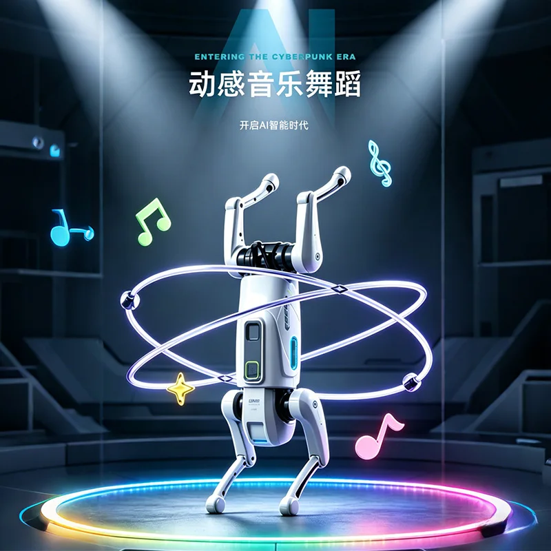 Cocol 8-Wheel Robot Dog – Bionic Lights, Music & Dance, Long Battery Life – image 3